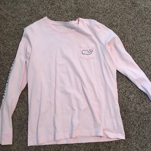 Light pink vineyard vines long sleeve